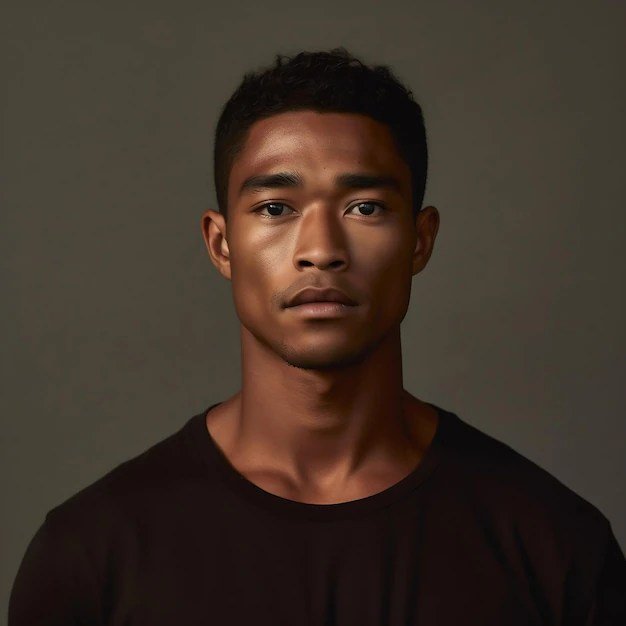 Handsome Black Male Teen AI Generated Models Capture Attention